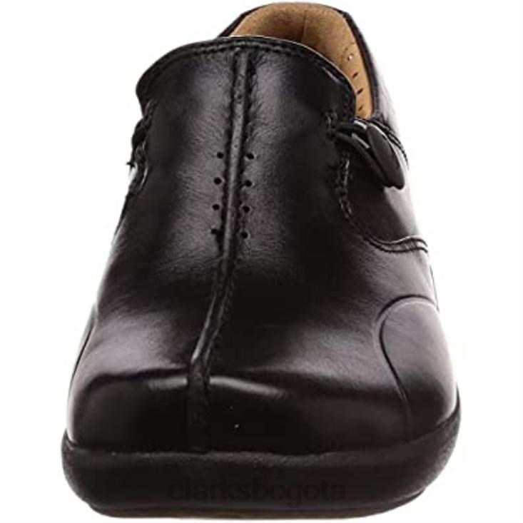 Clarks 0DX8L363 Mocasines clarks unloop2 de cuero negro para mujer mujer cuero negro