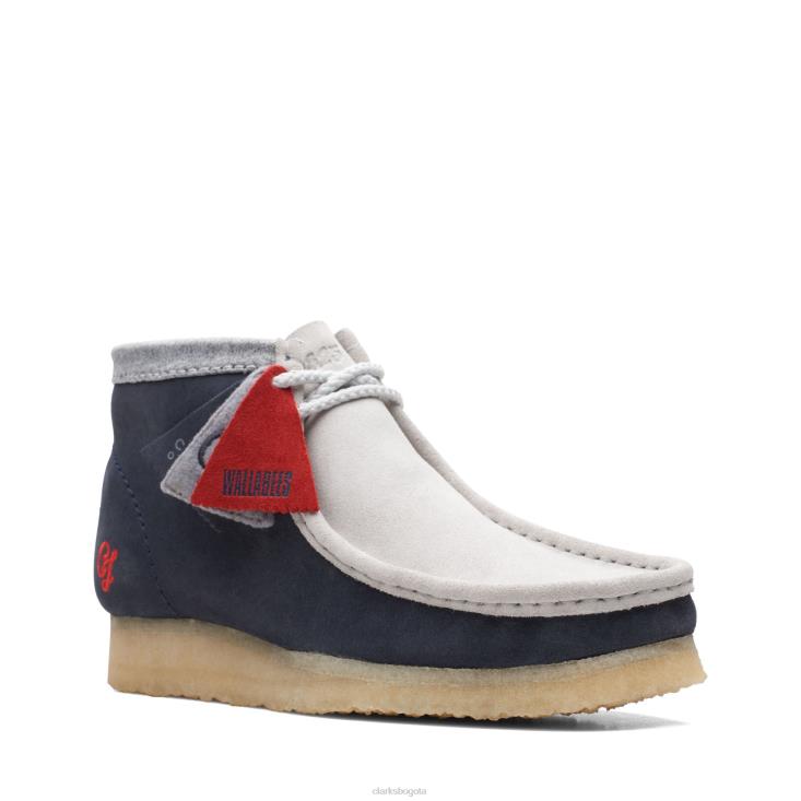 Clarks 0DX8L3631 wallabee bt ny clarks azul marino/gris hombres azul marino/gris
