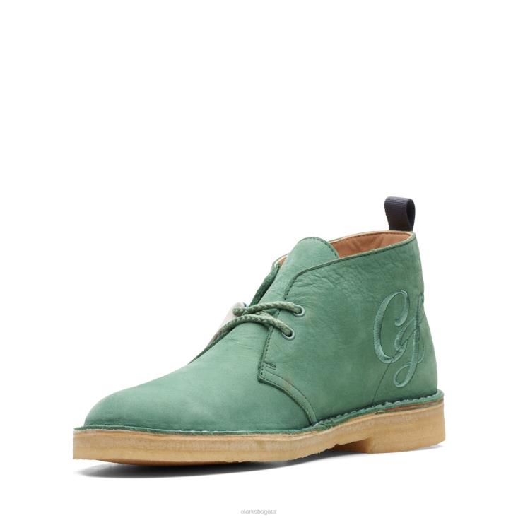 Clarks 0DX8L3644 bota safari verde nobuk ny clarks hombres nubuck verde