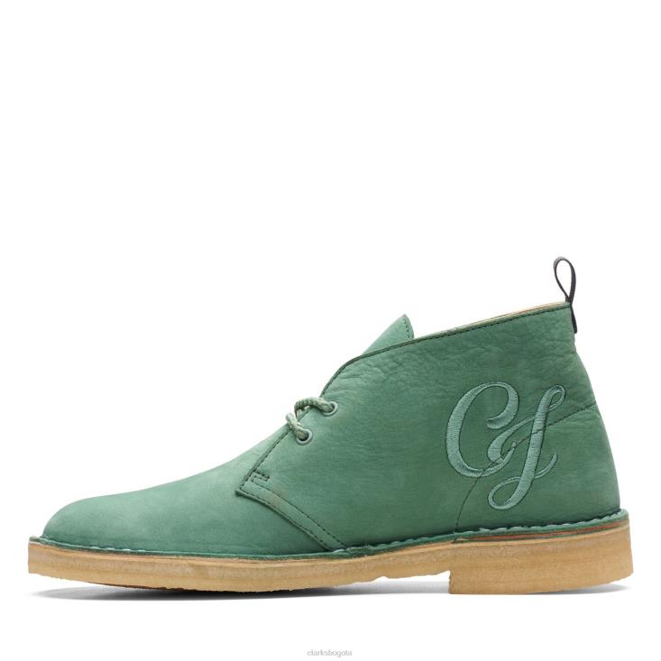 Clarks 0DX8L3644 bota safari verde nobuk ny clarks hombres nubuck verde