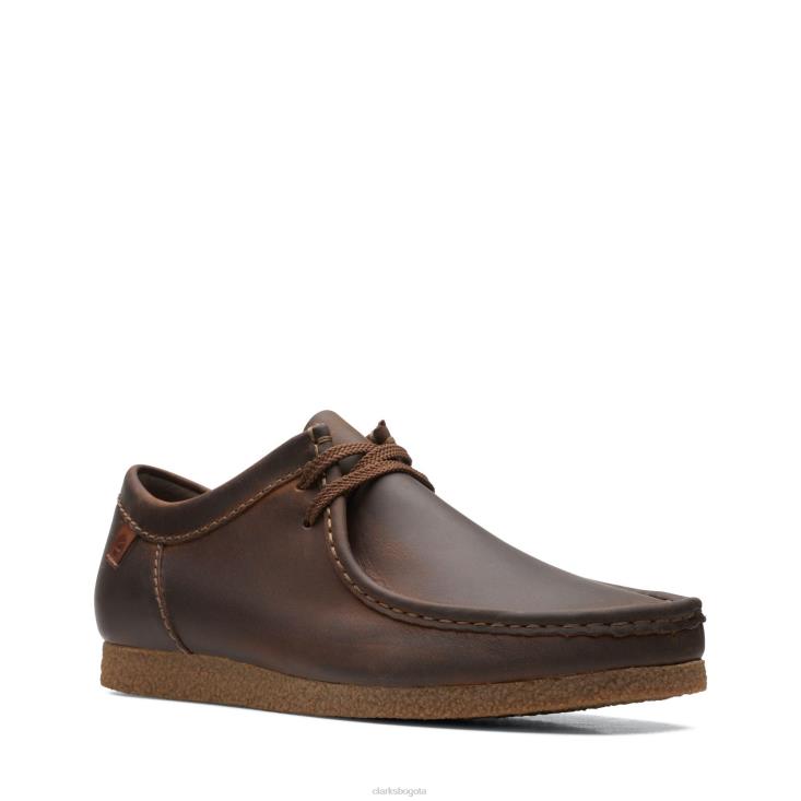Clarks 0DX8L3653 shacre ii run clarks cera de abejas cuero hombres cuero de cera de abejas