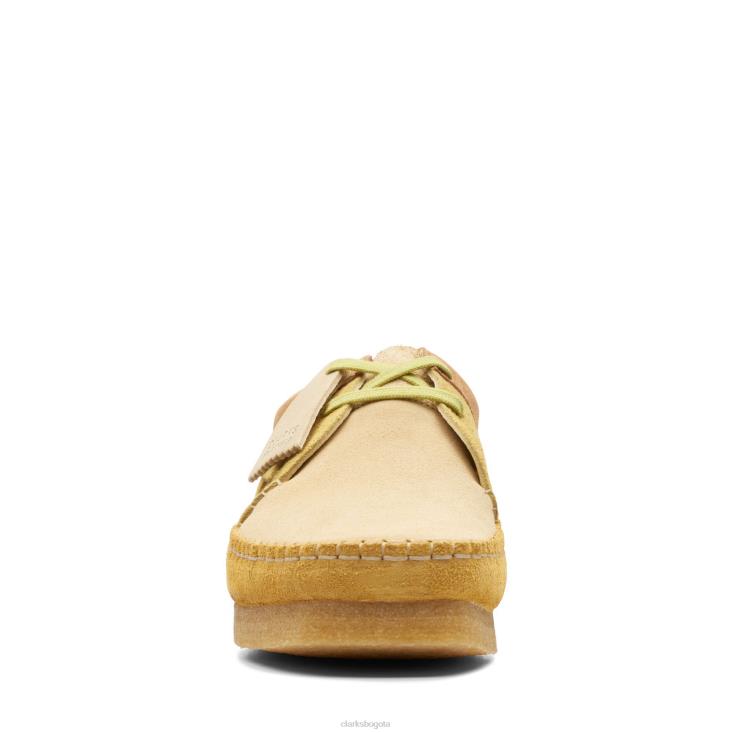 Clarks 0DX8L3654 Clarks amarillos tejedores hombres amarillo