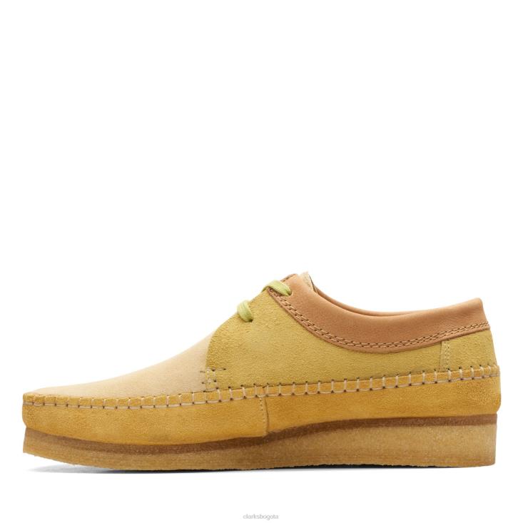 Clarks 0DX8L3654 Clarks amarillos tejedores hombres amarillo