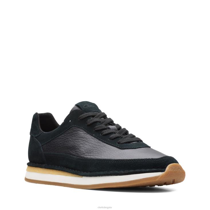 Clarks 0DX8L3659 clarks combi craft run encaje negro hombres combinado negro