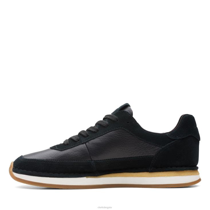 Clarks 0DX8L3659 clarks combi craft run encaje negro hombres combinado negro