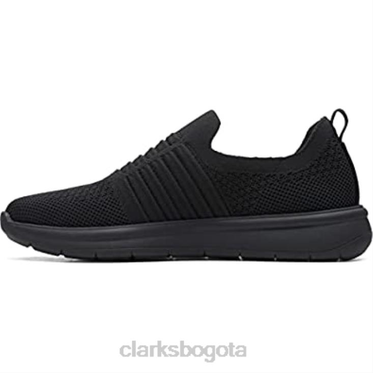 Clarks 0DX8L366 Zapatilla Ezera Walk para mujer textil negro clarks mujer textil negro
