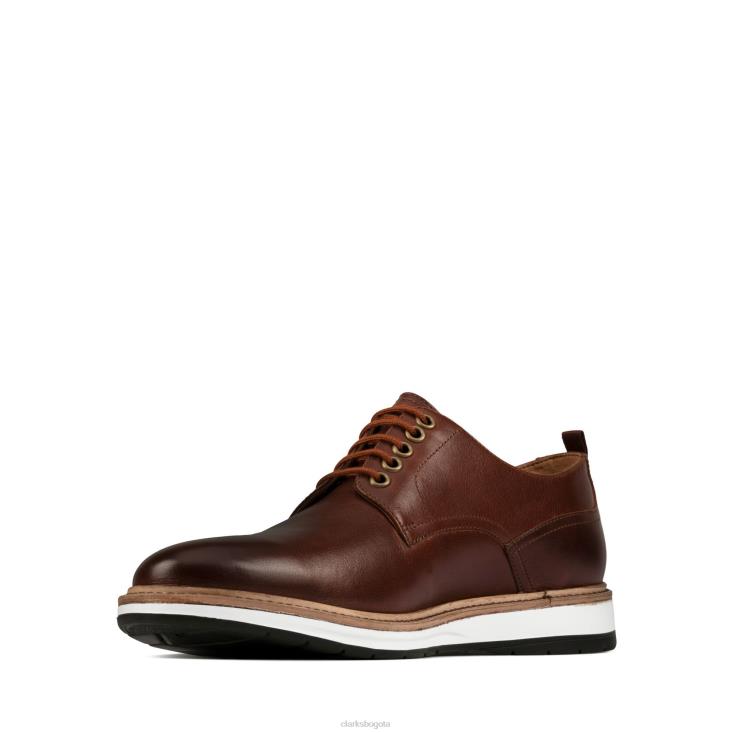 Clarks 0DX8L3663 chantry walk clarks cuero tostado oscuro hombres cuero bronceado oscuro