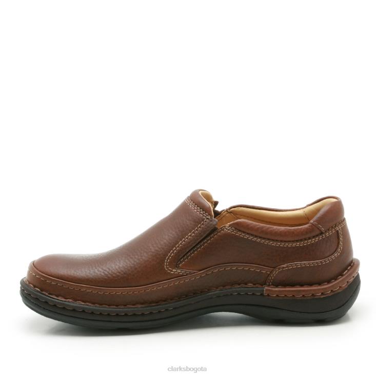 Clarks 0DX8L3665 clarks mahoga ny cuero naturaleza fácil hombres cuero caoba