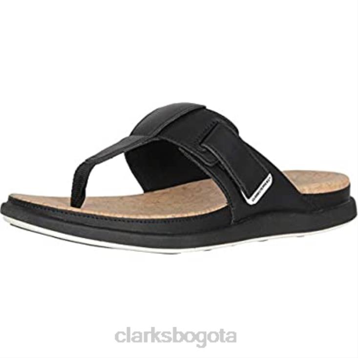 Clarks 0DX8L367 sandalia step june reef mujer clarks negro sintetico mujer negro sintético