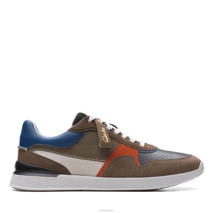 Clarks 0DX8L3672 clarks race lite tor combi gris oscuro hombres combinado gris oscuro