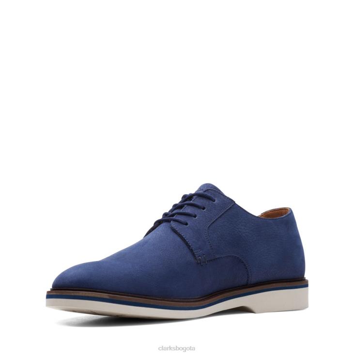 Clarks 0DX8L3682 clarks malwood nubuck liso azul marino hombres nubuck azul marino