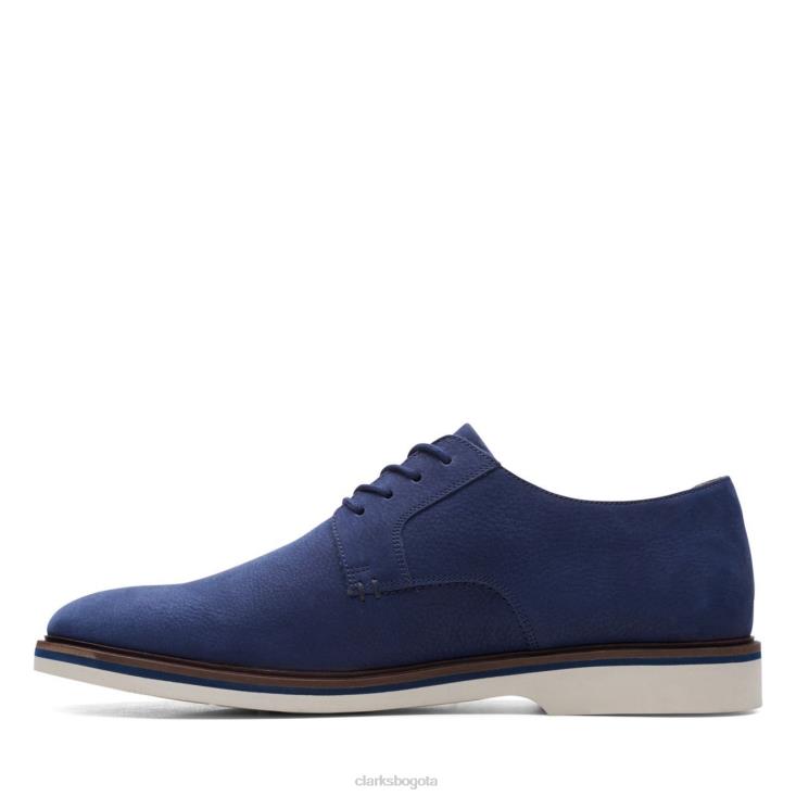 Clarks 0DX8L3682 clarks malwood nubuck liso azul marino hombres nubuck azul marino