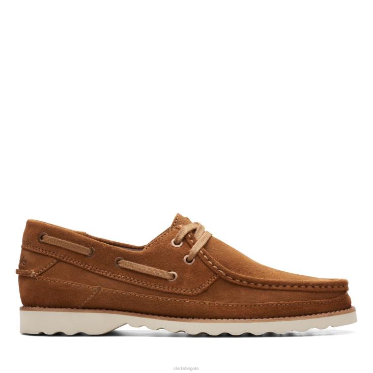 Clarks 0DX8L3684 clarks vela sde durleigh marrón hombres marrón