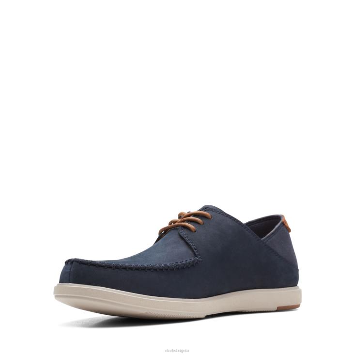 Clarks 0DX8L3693 corbata bratton clarks nubuck azul marino hombres nubuck azul marino