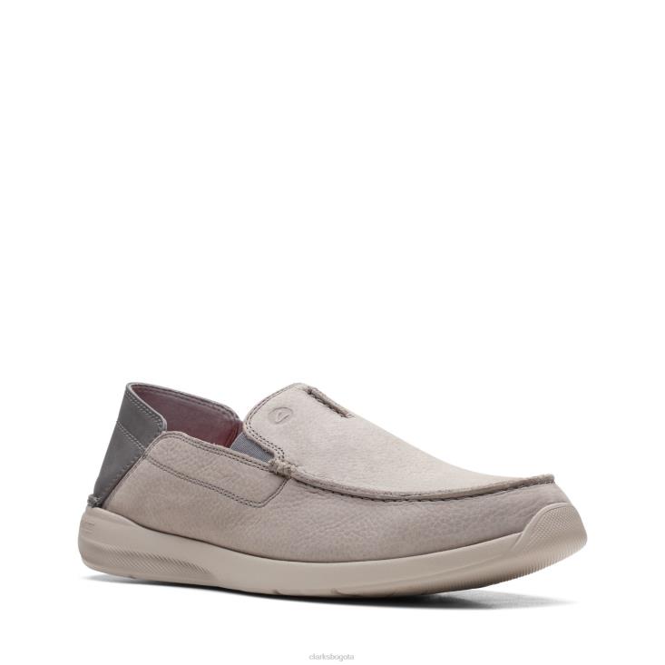 Clarks 0DX8L3703 gorwstep clarks protuberancia gris claro hombres protuberancia gris claro