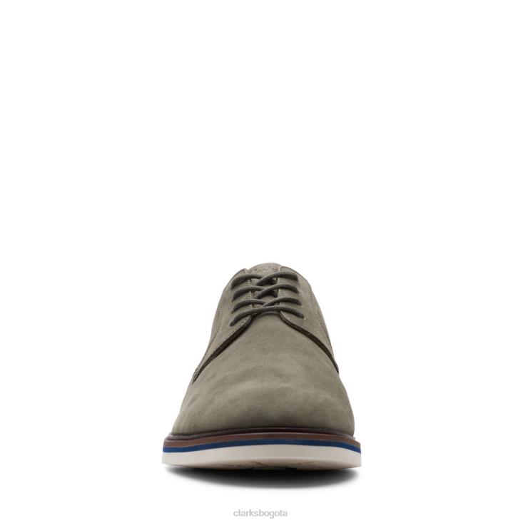 Clarks 0DX8L3710 clarks malwood nubuck oliva liso hombres nubuck oliva