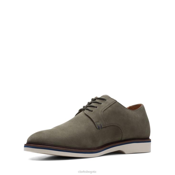 Clarks 0DX8L3710 clarks malwood nubuck oliva liso hombres nubuck oliva