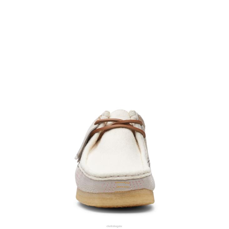 Clarks 0DX8L3717 wallabee clarks blanco hombres blanco