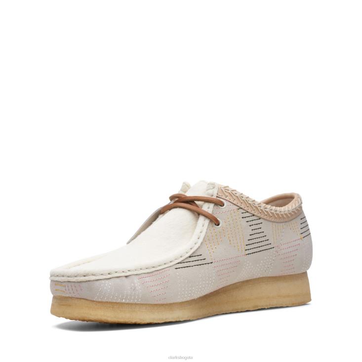 Clarks 0DX8L3717 wallabee clarks blanco hombres blanco