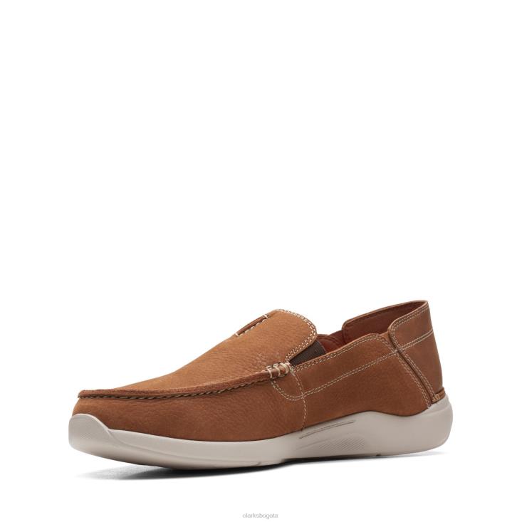 Clarks 0DX8L3718 clarks gorwstep tan nubuck hombres nubuck bronceado