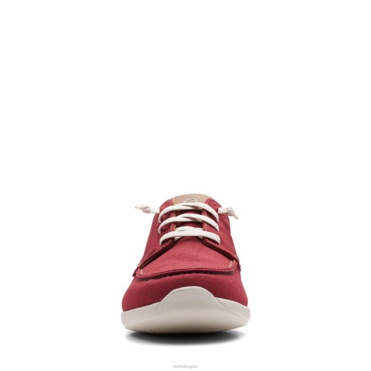 Clarks 0DX8L3724 clarks gorwlace rojo ladrillo hombres rojo ladrillo