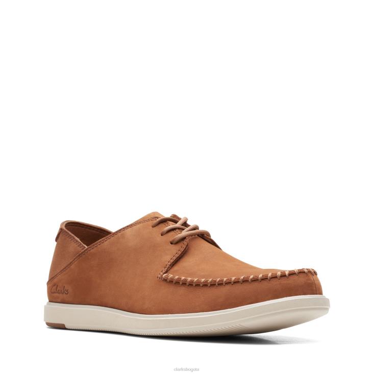 Clarks 0DX8L3736 Corbata Clarks Bratton de nobuk tostado oscuro hombres nubuck bronceado oscuro