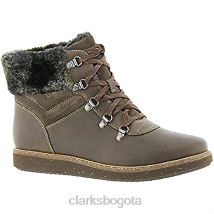 Clarks 0DX8L374 botines glick clarmont mujer caqui combi clarks mujer combinado caqui