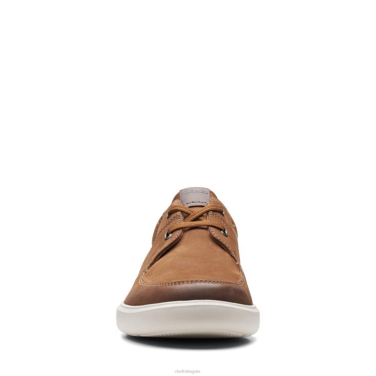 Clarks 0DX8L3740 clarks de encaje cambro nubuck tostado hombres nubuck bronceado
