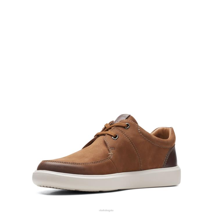 Clarks 0DX8L3740 clarks de encaje cambro nubuck tostado hombres nubuck bronceado