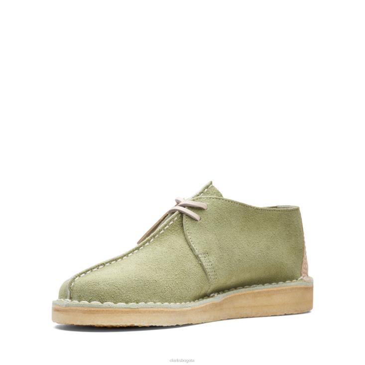 Clarks 0DX8L3746 clarks desert trek verde pálido hombres Verde pálido
