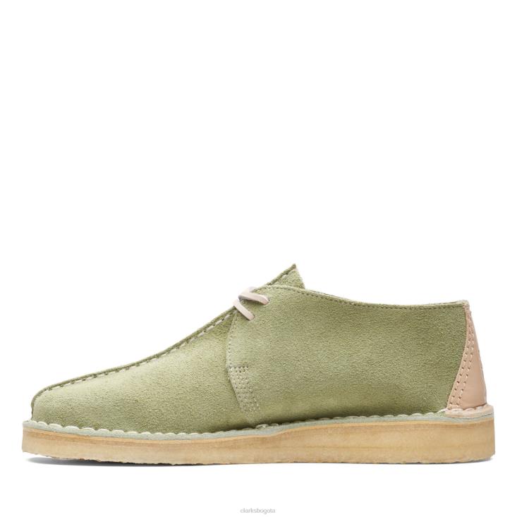 Clarks 0DX8L3746 clarks desert trek verde pálido hombres Verde pálido
