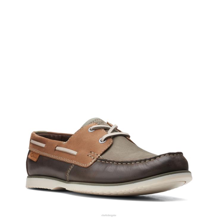 Clarks 0DX8L3748 clarks de encaje noonan tostado oscuro hombres bronceado oscuro