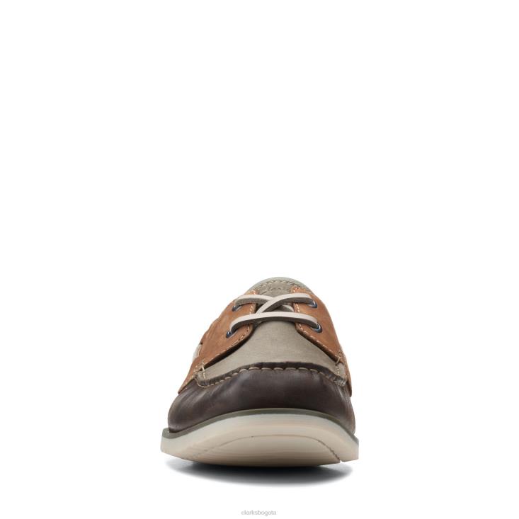 Clarks 0DX8L3748 clarks de encaje noonan tostado oscuro hombres bronceado oscuro