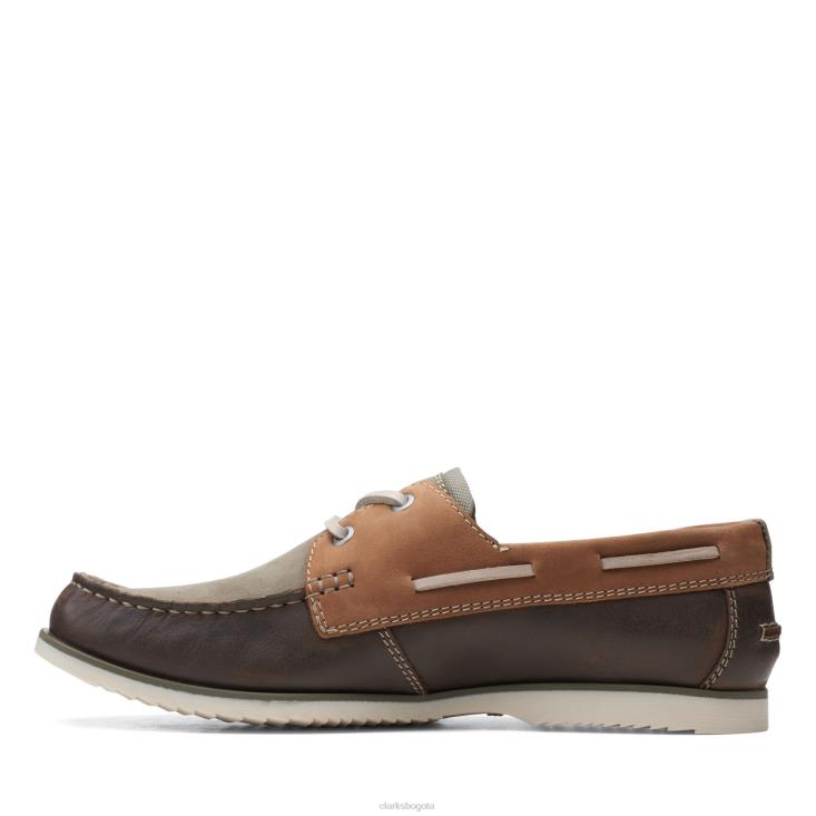 Clarks 0DX8L3748 clarks de encaje noonan tostado oscuro hombres bronceado oscuro