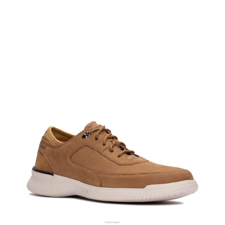 Clarks 0DX8L3763 Clarks Donaway Lace nobuk arena oscuro hombres nubuck arena oscura