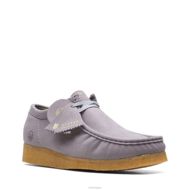 Clarks 0DX8L3765 wallabee clarks gris hombres gris