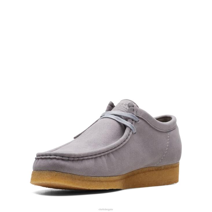 Clarks 0DX8L3765 wallabee clarks gris hombres gris
