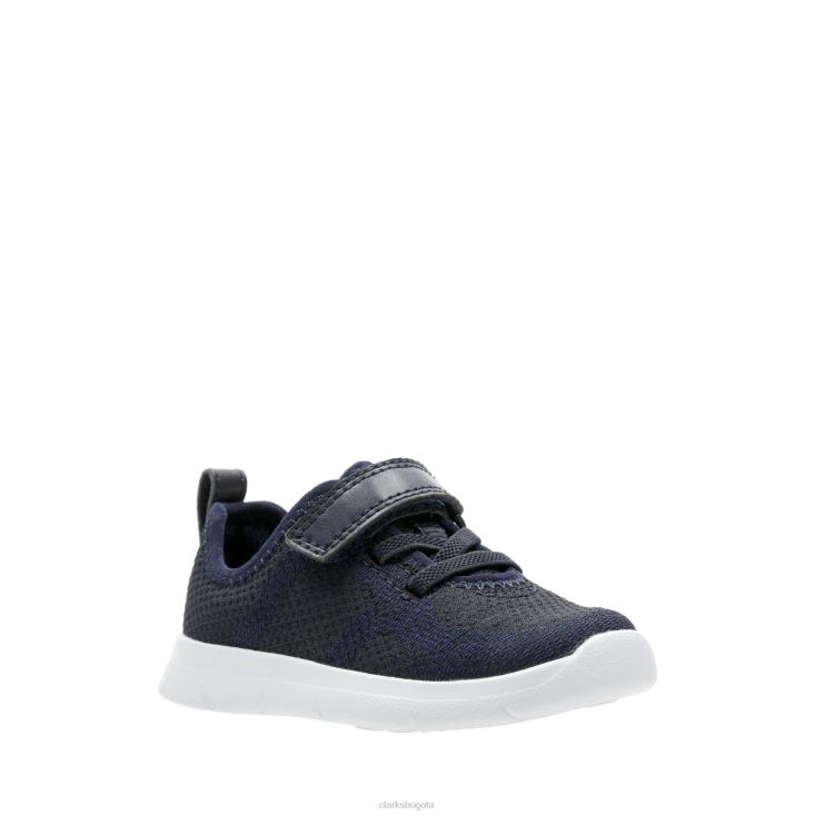 Clarks 0DX8L3775 ath flux t clarks azul marino niños Armada