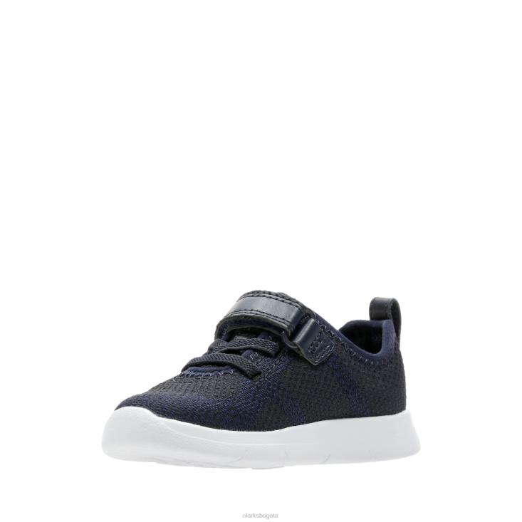 Clarks 0DX8L3775 ath flux t clarks azul marino niños Armada