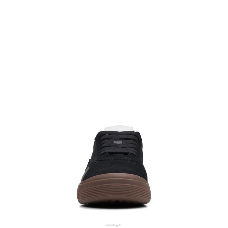 Clarks 0DX8L3776 clarks cica encaje negro o niños negro