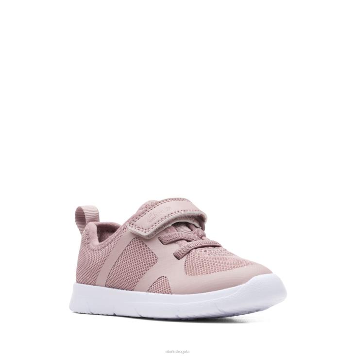 Clarks 0DX8L3781 ath flux t clarks rosa niños rosa