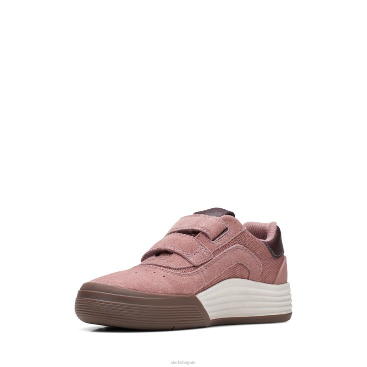 Clarks 0DX8L3786 clarks cica run k rosa combi niños combinación rosa