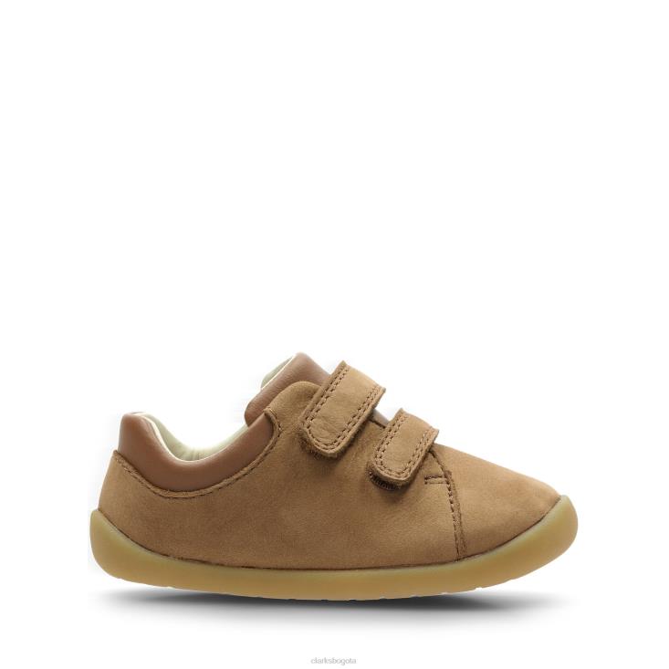 Clarks 0DX8L3798 roamer craft t cuero clarks niños cuero marrón