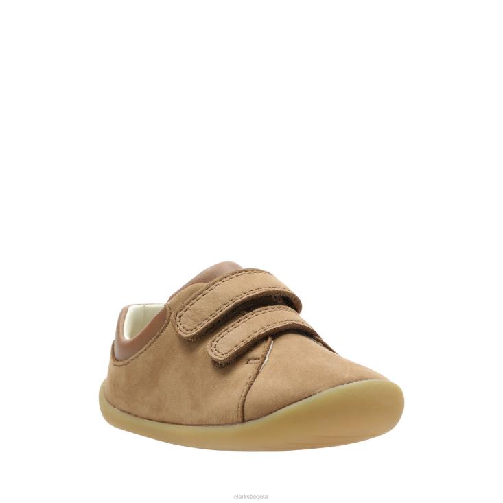 Clarks 0DX8L3798 roamer craft t cuero clarks niños cuero marrón