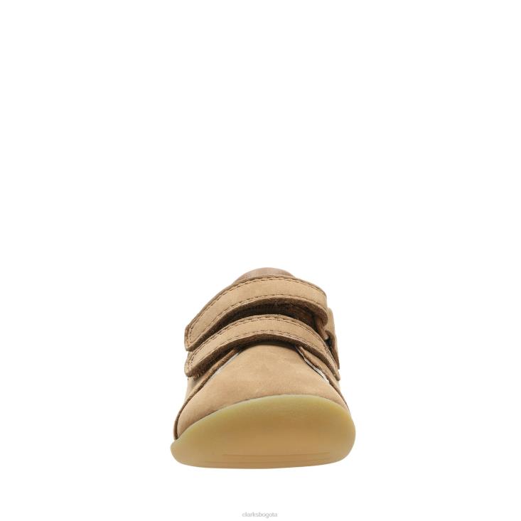 Clarks 0DX8L3798 roamer craft t cuero clarks niños cuero marrón