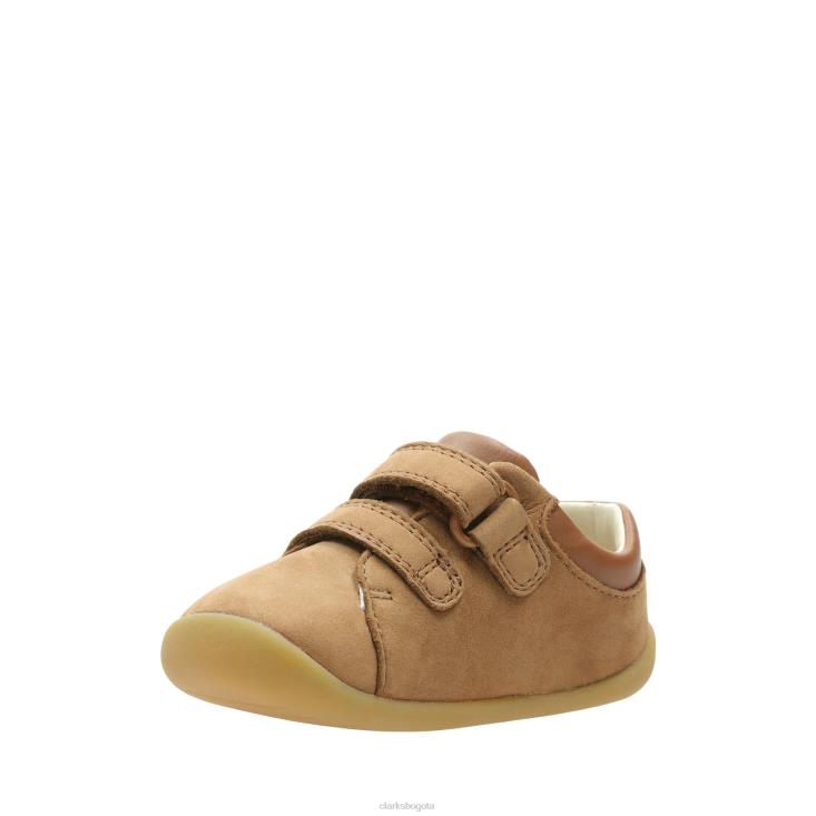 Clarks 0DX8L3798 roamer craft t cuero clarks niños cuero marrón