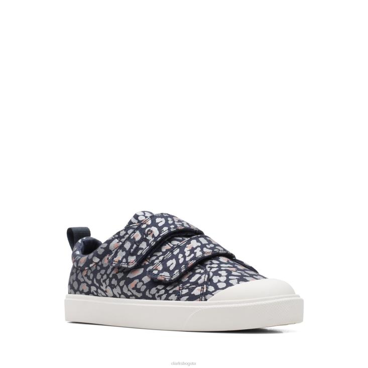 Clarks 0DX8L3800 combi clarks city bright k azul marino niños combinado azul marino