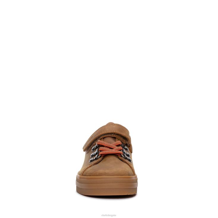 Clarks 0DX8L3816 clarks nova bar k bronceado niños broncearse