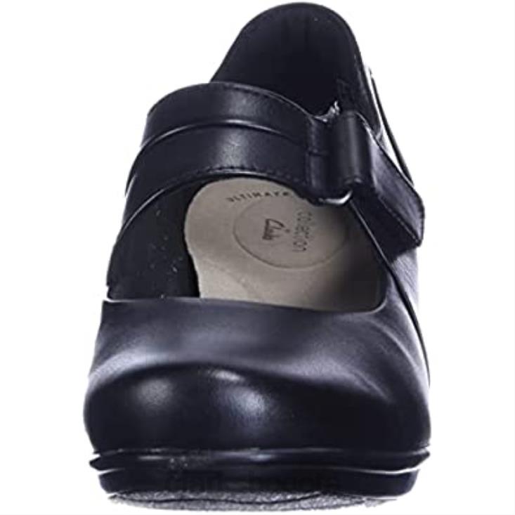 Clarks 0DX8L382 Clarks negros Emslie Lulpump de niña niños negro
