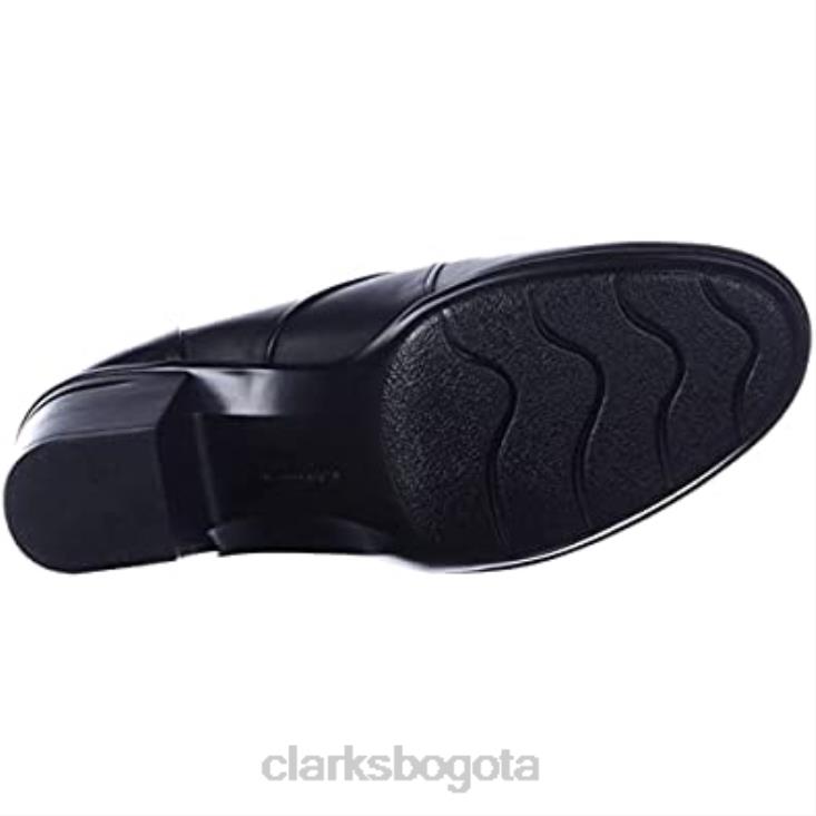 Clarks 0DX8L382 Clarks negros Emslie Lulpump de niña niños negro
